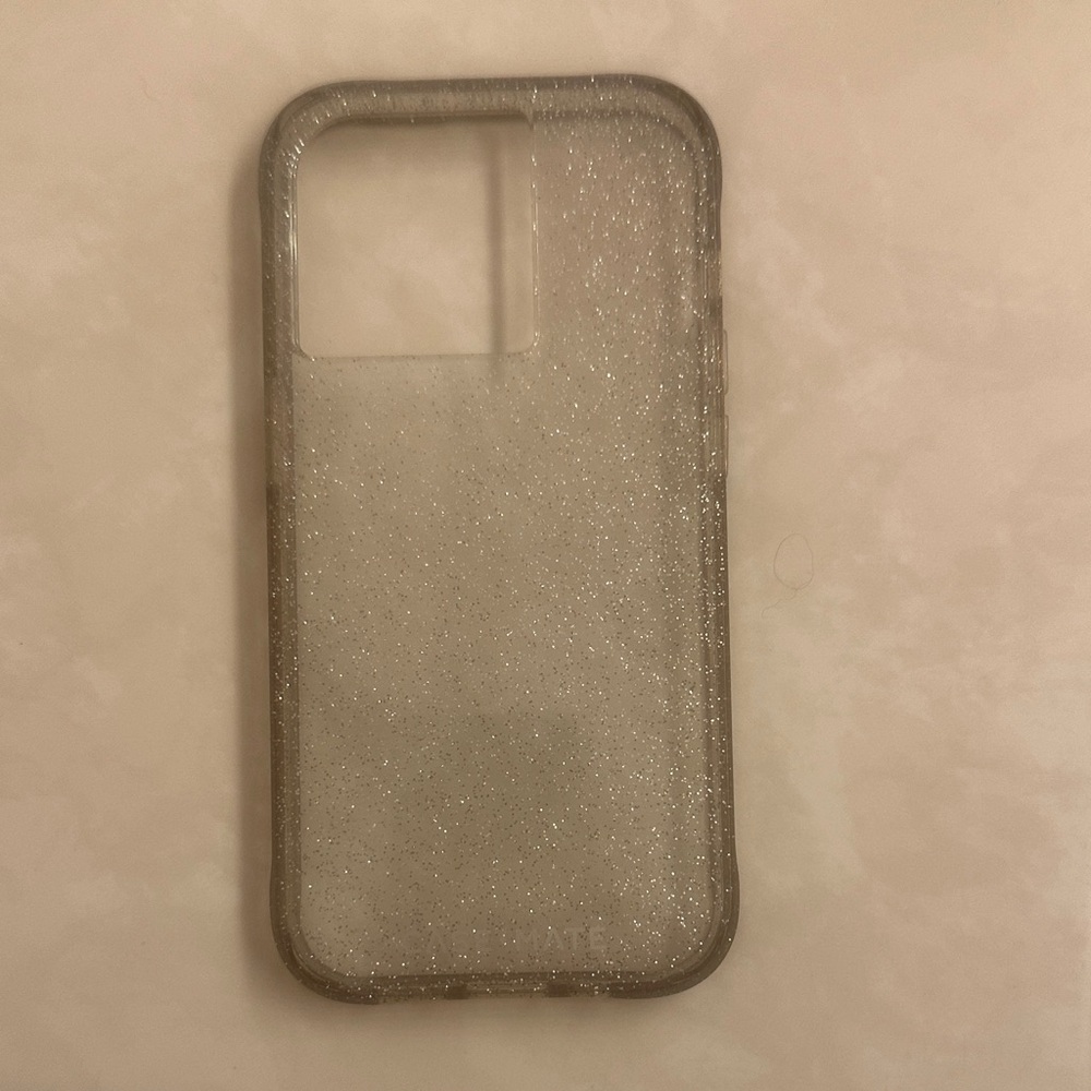 iPhone 14 Pro glitter Clear Case